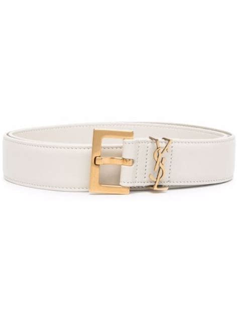 cintura ysl con logo|SAINT LAURENT Cintura Logo Belt.